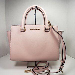 Michael Kors Selma MD Satchel Leather